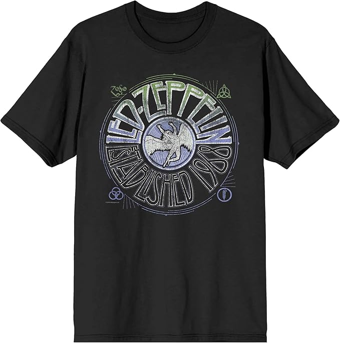 Led Zeppelin Established 1968 Vintage Crew Neck Short Sleeve Men's T-Shirt