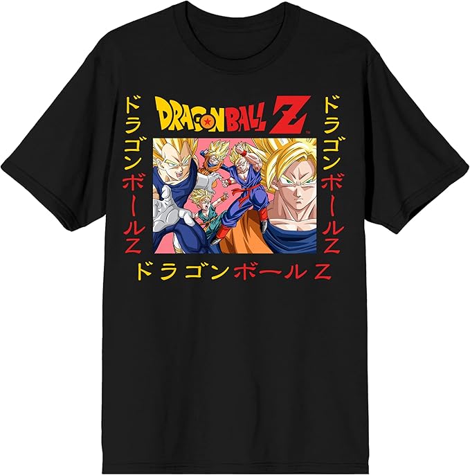 Dragon Ball Z Super Saiyan Heroes Men's Black T-Shirt